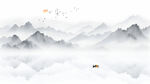 水墨意境山水画
