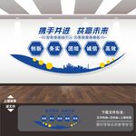 公司企业标语文化墙
