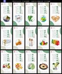 企业学校食堂餐厅文化挂画墙展板
