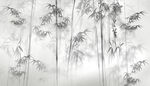 水墨竹林