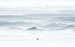 山水水墨画