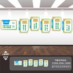 邮政局企业展板标语文化墙