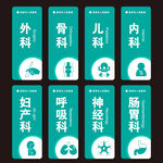 绿色医院科室门牌