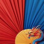 吊旗龙年插画