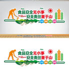 食品安全无小事背景墙
