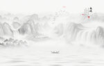 新中式背景墙