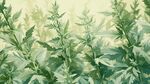 艾草插画