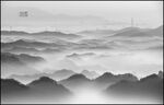 水墨山