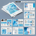 蓝色医疗画册