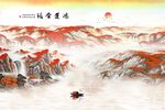 鸿运当头挂画