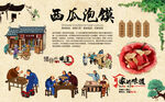 西瓜泡馍