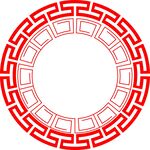 国风背景 边框