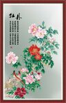  国画牡丹