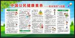 中国公民健康素养宣传栏