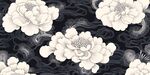 牡丹插画底纹