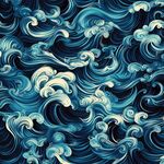 浪涛翻滚包装底纹