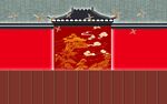 新中式背景墙  