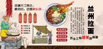 兰州拉面背景墙
