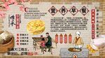 营养早餐背景墙