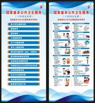 基本公共卫生服务项目展架