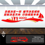 企业文化励志标语文化墙
