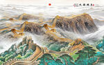 长城背景画