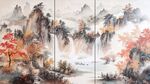 山水画 秋景图