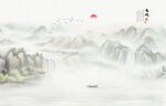 新中式意境山水画