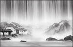 禅意水墨山水情