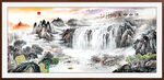锦绣山河山水画