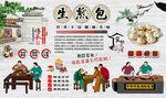 生煎包背景墙