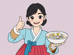 朝鲜女孩冷面