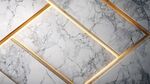 marble and gold geometric design