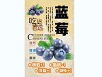 蓝莓背景墙