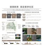  高端房地产入户大堂园林总平分