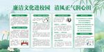 清廉廉政校园宣传栏