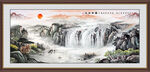 高山流水国画