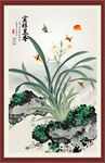 国画兰花
