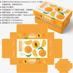 黄桃包装 桃子盒子
