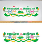 奉献清洁能源标语口号文化墙