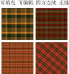 黄绿色格子面料  格子底纹