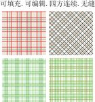 清爽格子面料 浅色格纹图案