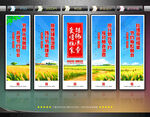 珍惜粮食文化墙