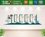 茶道文化墙