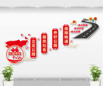 公路养护中心楼梯文化
