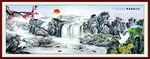 大厅山水画
