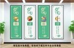 食堂节约粮食宣传展板图片