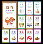 食堂文化标语