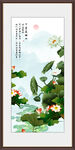 荷花国画荷花 