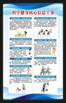 科学健身核心信息海报